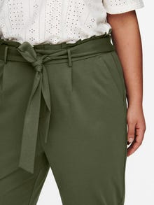 ONLY Curvy paperbag trousers -Kalamata - 15230719