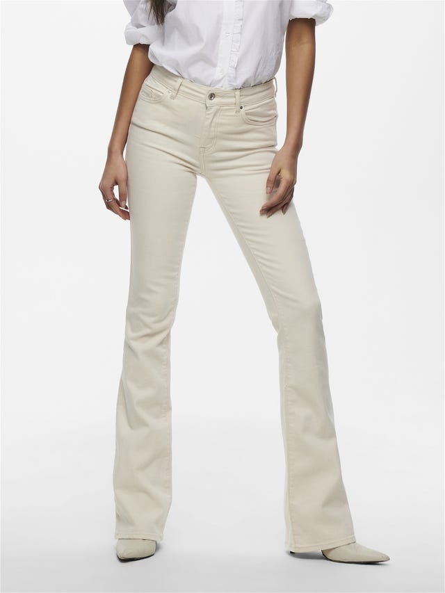 ONLY ONLBLUSH MID WAIST FLARED JEANS - 15230778