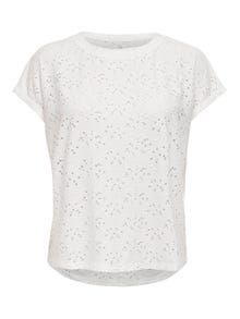 ONLY Loose fitted Top -Cloud Dancer - 15231005
