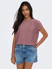 ONLY Loose fit Topp -Rose Brown - 15231005