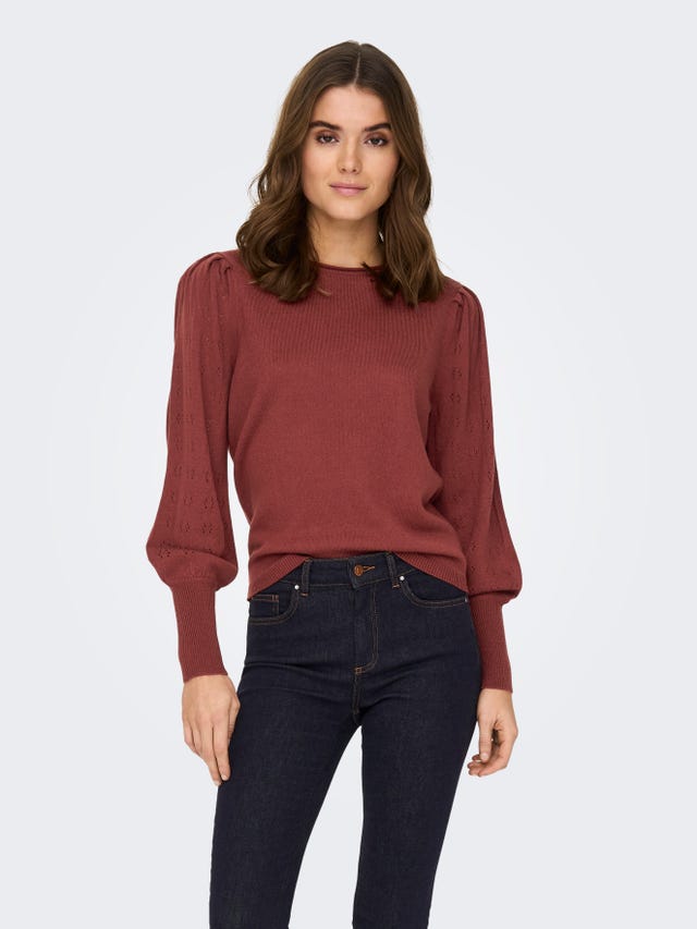 ONLY Couleur unie Pull en maille - 15231227