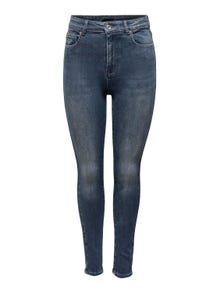 ONLY ONLMila high-waist Skinny jeans -Blue Black Denim - 15231285