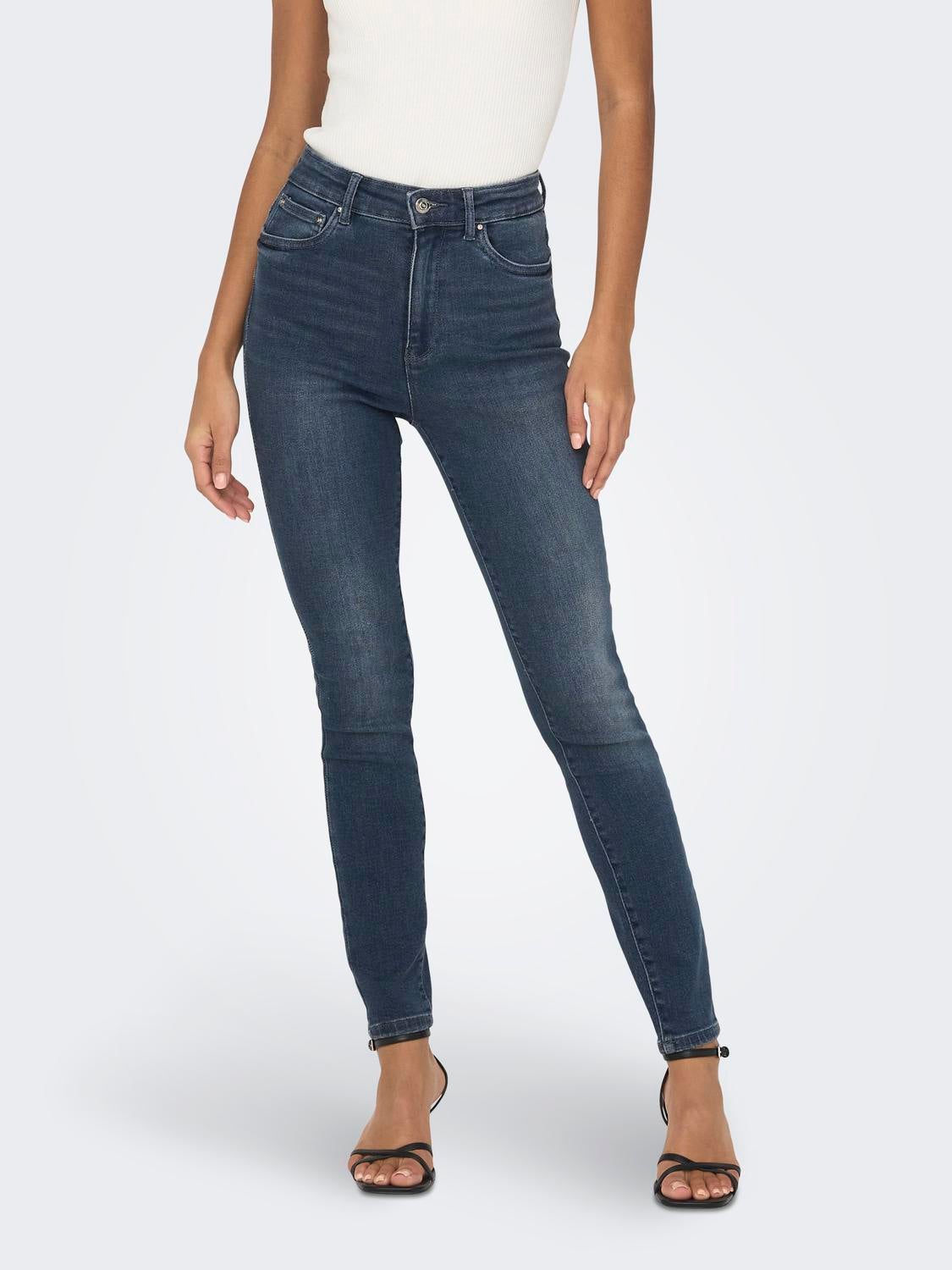 Thumbnail - Onlmila Hohe Taille Skinny Fit Jeans