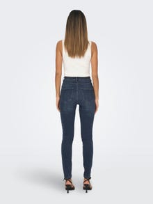 ONLY Jeans Skinny Fit Taille haute -Blue Black Denim - 15231285