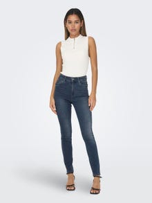 ONLY ONLMila highwaisted Skinny fit-jeans -Blue Black Denim - 15231285