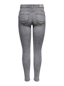 ONLY Skinny Fit Mid waist Jeans -Grey Denim - 15231450