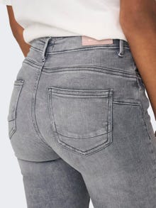 ONLY Skinny fit Mid waist Jeans -Grey Denim - 15231450