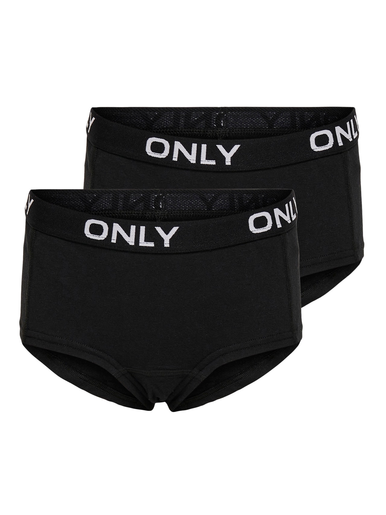 ONLY 2-pakning Hipster -Black - 15231550