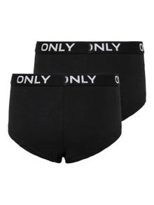 ONLY 2-pakning Hipster -Black - 15231550