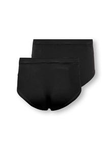 ONLY Seamless Hipster 2-PACK -Black - 15231567