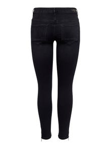 ONLY ONLKENDELL LIFE REGULAR WAIST SKINNY ANKLE Jeans -Black - 15231587