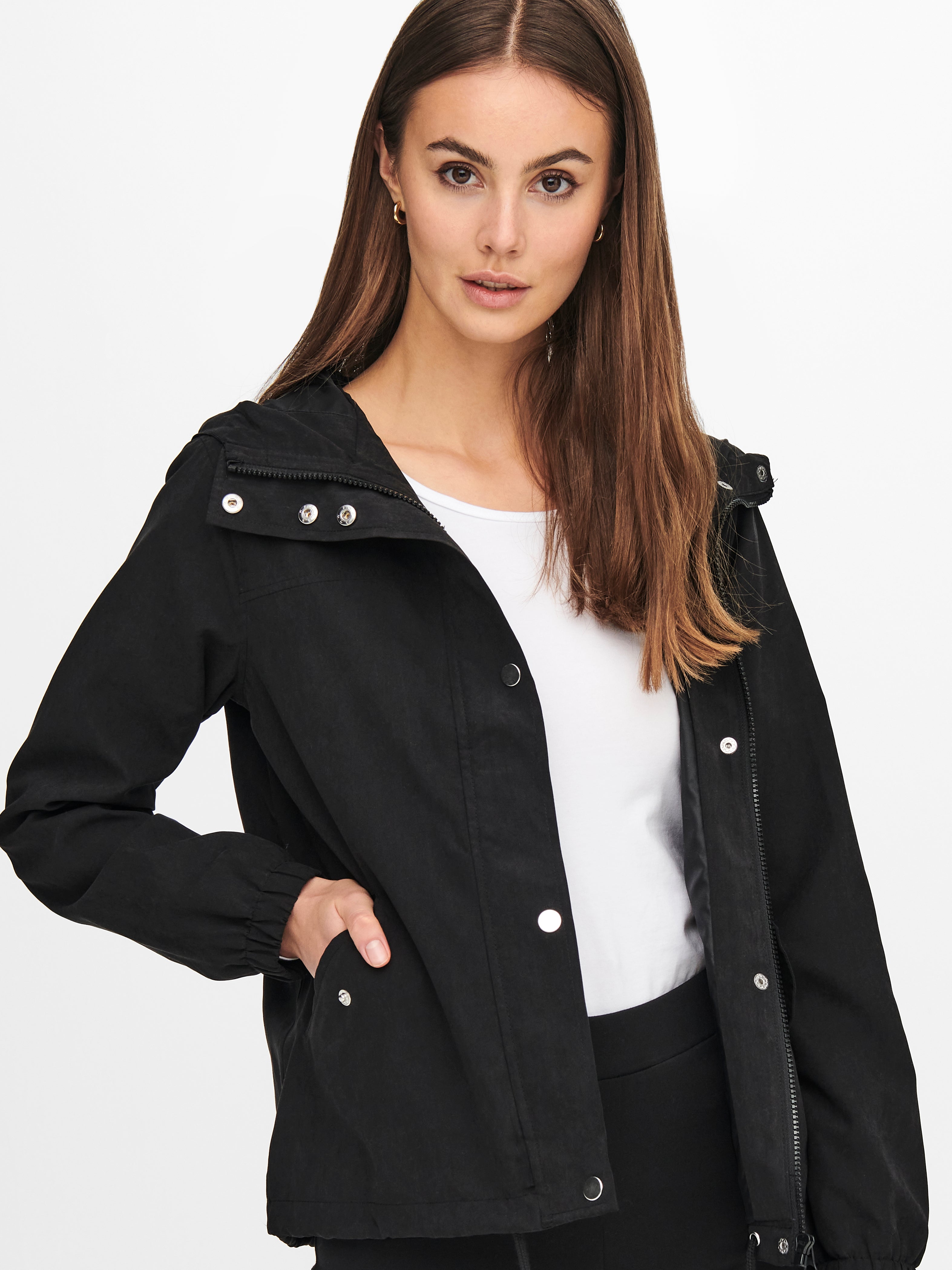Shiny Jacket | Black | ONLY®