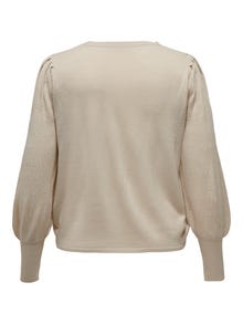 ONLY Strick Pullover -Pumice Stone - 15231765