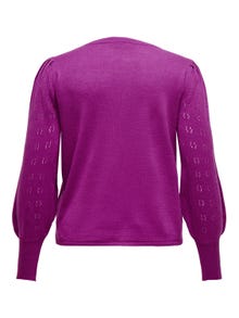 ONLY Curvy knitted Pullover -Purple Wine - 15231765
