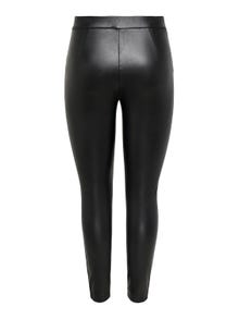 ONLY Faux leather Leggings -Black - 15231825