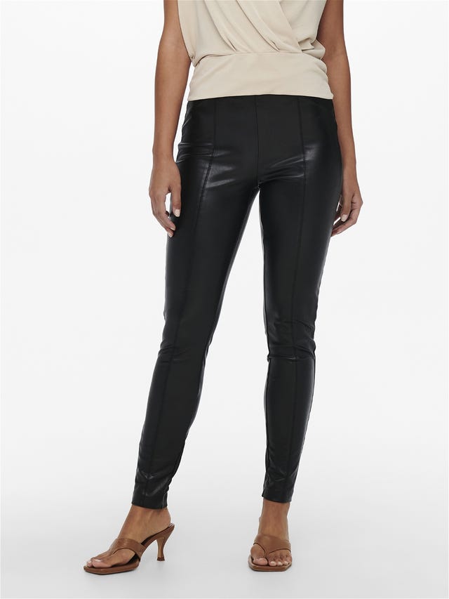 ONLY Faux leather Leggings - 15231825