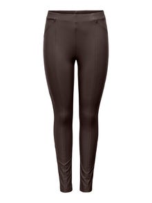 ONLY Kunstleder Leggings -Mulch - 15231825