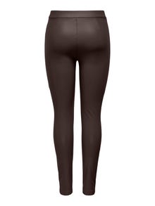 ONLY Kunstleder Leggings -Mulch - 15231825