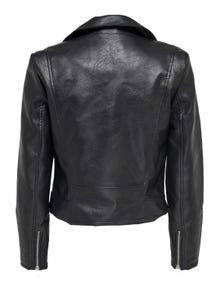 ONLY Vera Faux Leather Jakke -Black - 15232135
