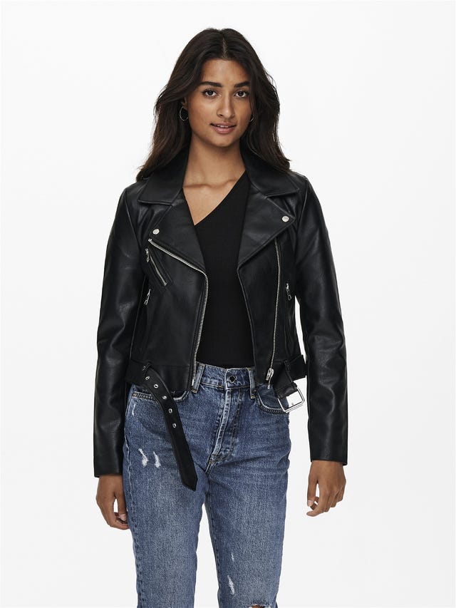 ONLY Leather look Jacket - 15232135