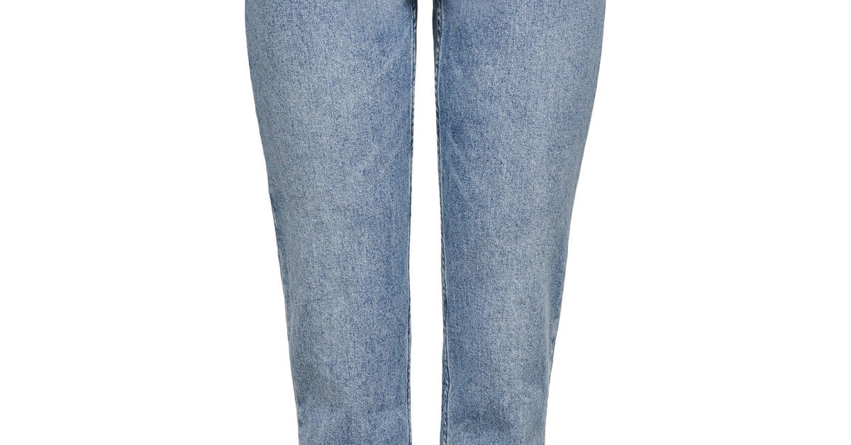 ONLEMILY Høy midje Straight Fit Jeans | Medium blå | ONLY®