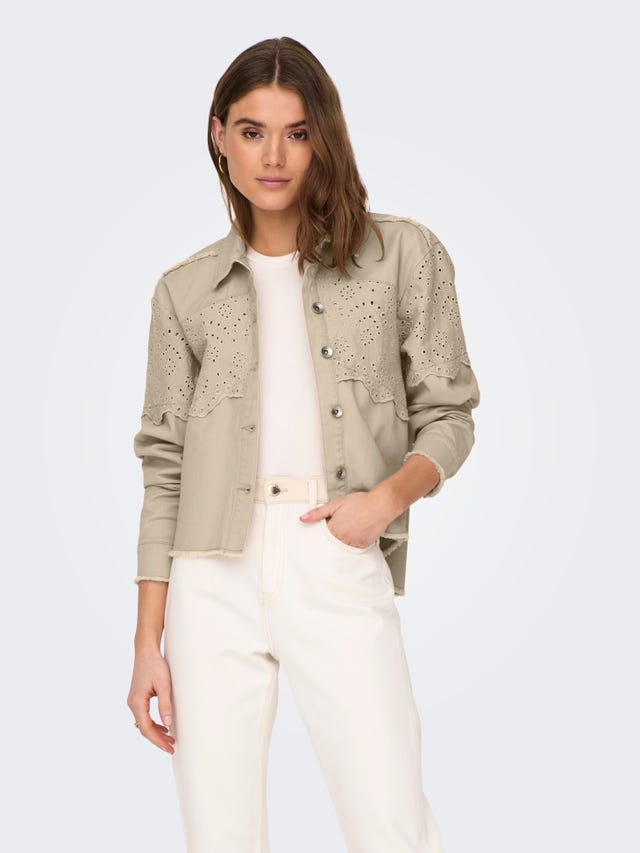ONLY Spread collar Dropped shoulders Jacket - 15232378