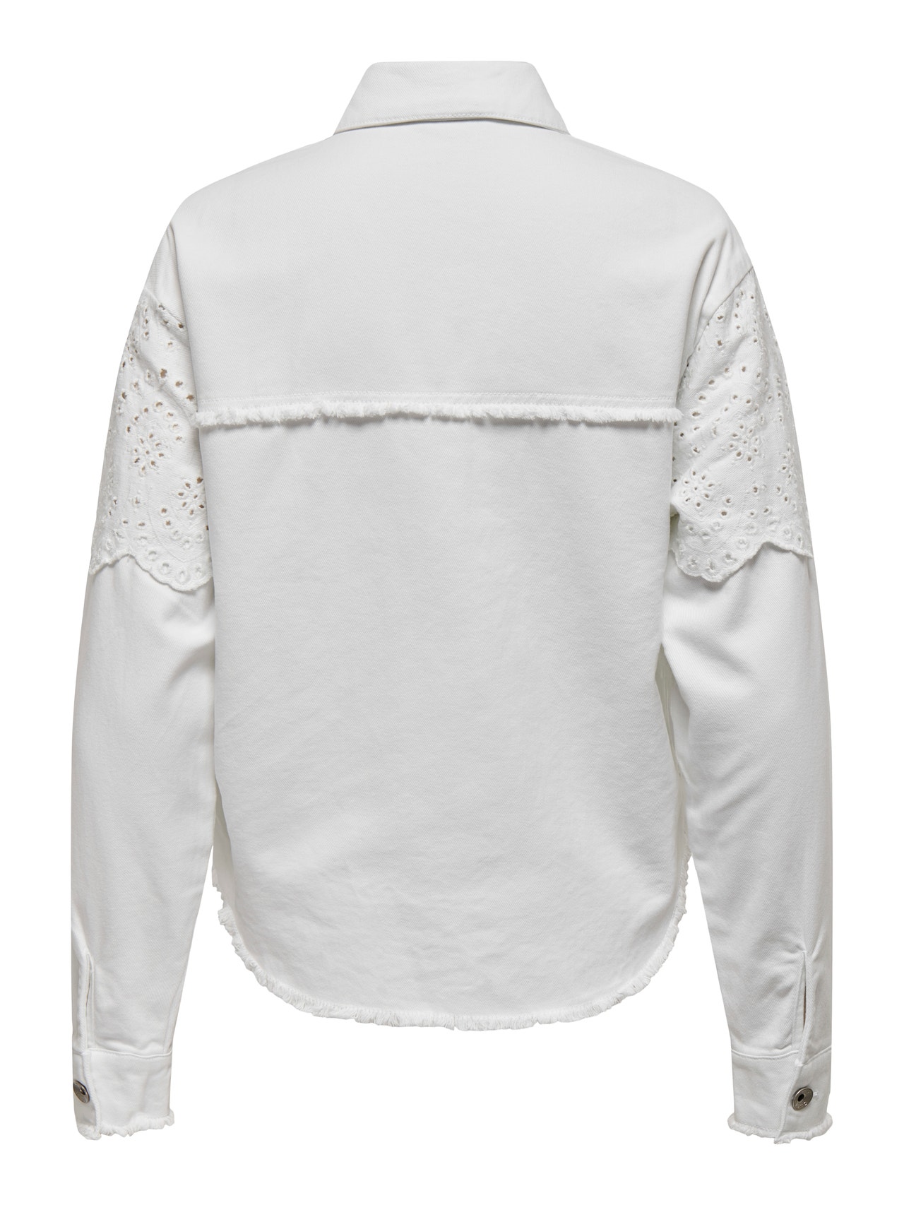ONLY Vestes Col italien Épaules tombantes -Bright White - 15232378