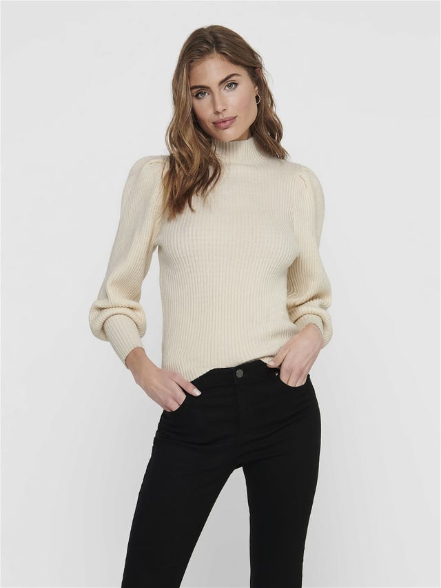 ONLY High neck Knitted Pullover - 15232494