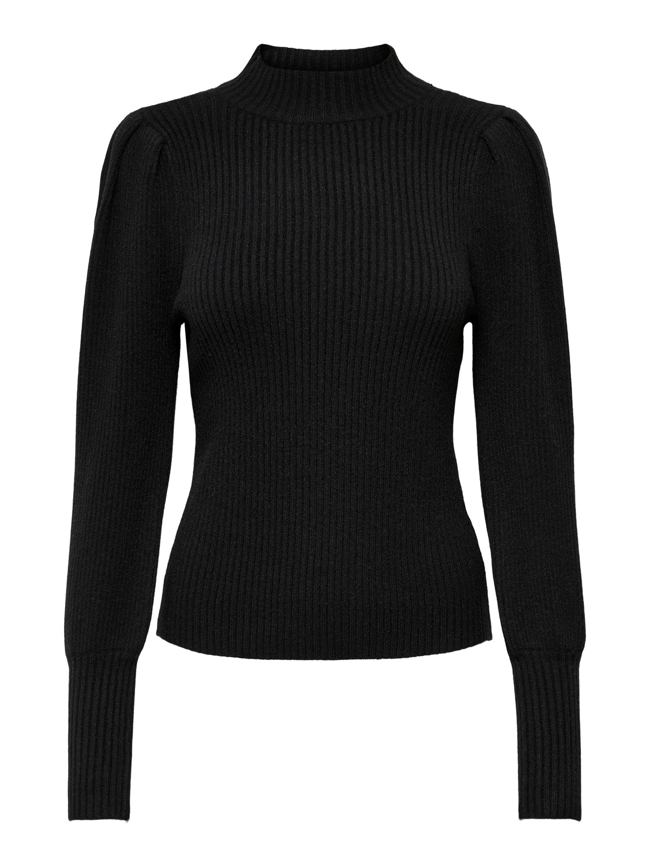 ONLY Col montant Pull en maille -Black - 15232494