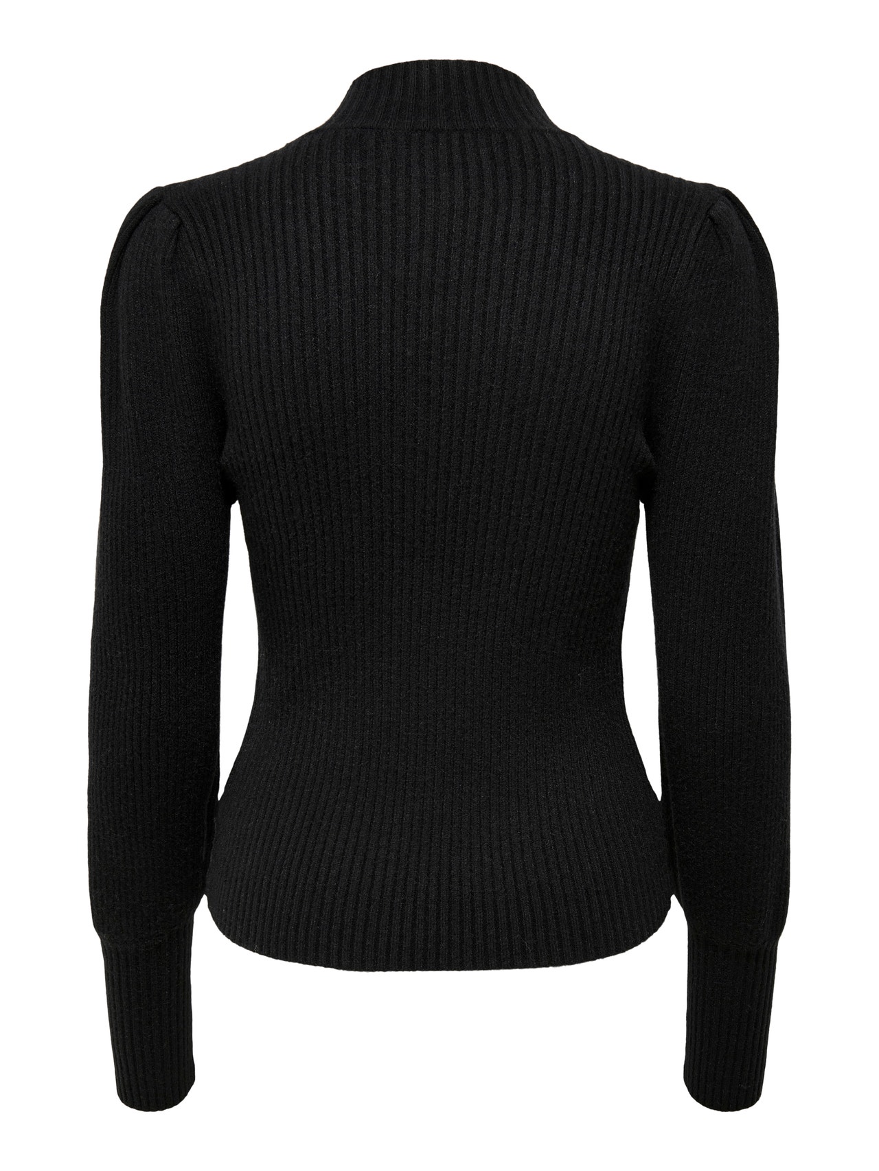 ONLY Col montant Pull en maille -Black - 15232494