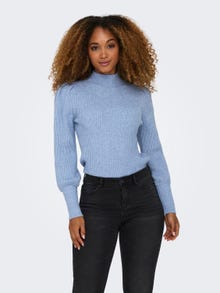 ONLY High neck Balloon sleeves Pullover -Allure - 15232494