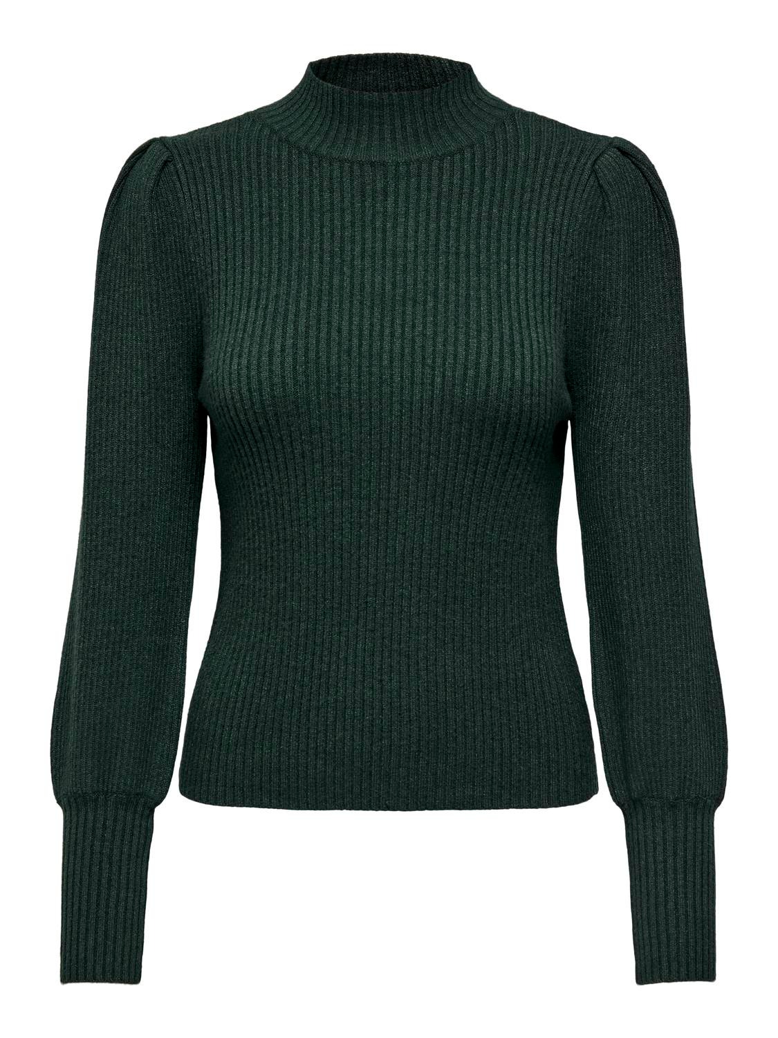 ONLY High neck Knitted Pullover -June Bug - 15232494