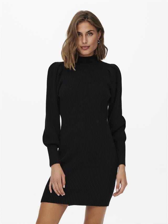 ONLY Mini knit dress with long sleeves - 15232502