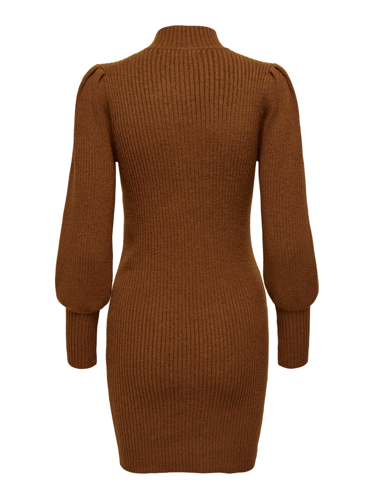 ONLY Mini knit dress with long sleeves -Argan Oil - 15232502