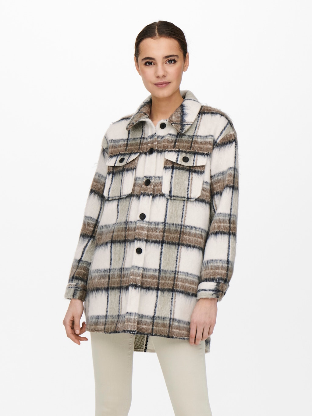Checked Shacket with 50% discount! | ONLY®