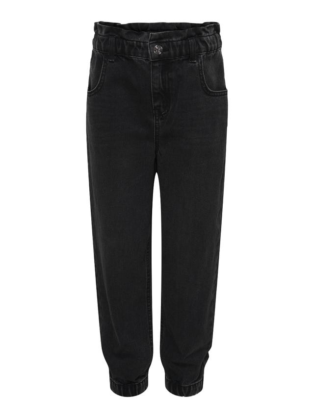 ONLY Karotte Hohe Taille Gummizug Jeans - 15232648
