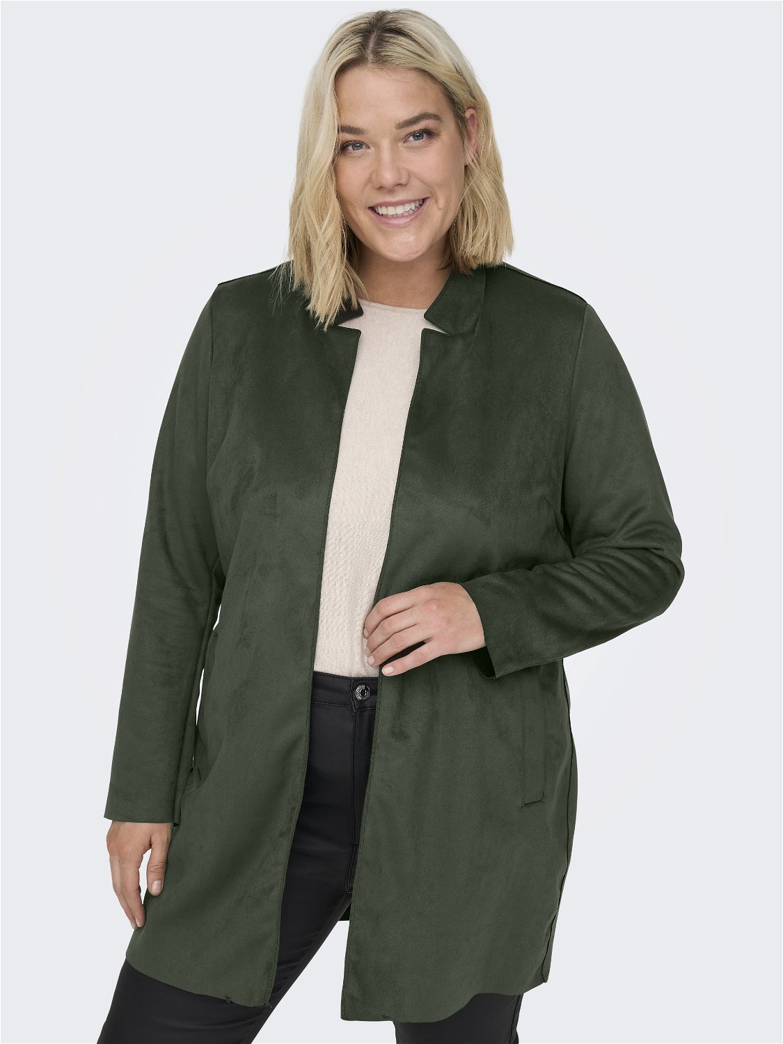 Manteau femme col discount rond