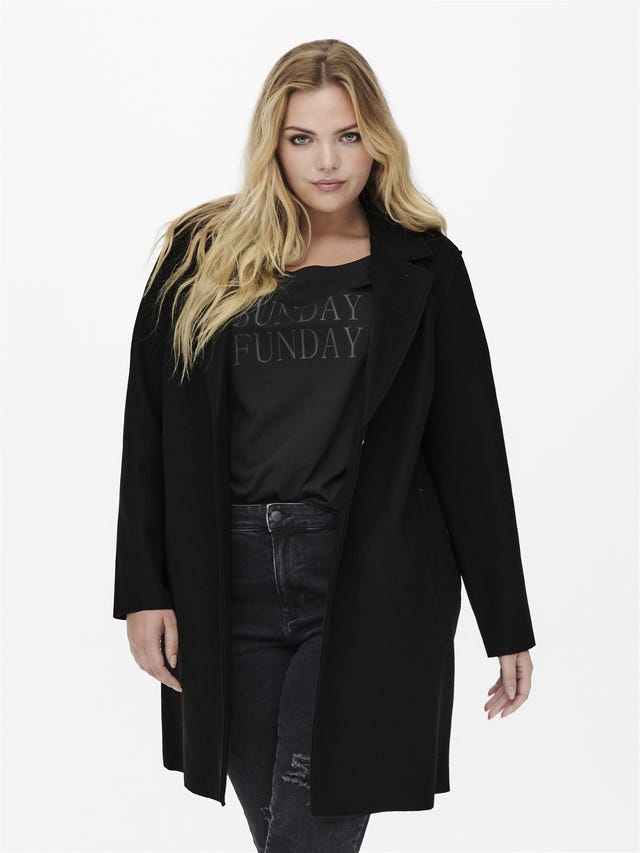 ONLY Curvy bonded Coat - 15233006