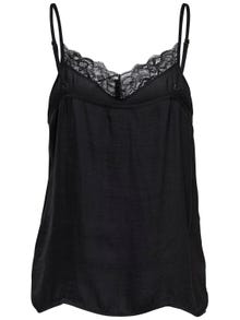 ONLY Lace Sleeveless Top -Black - 15233143