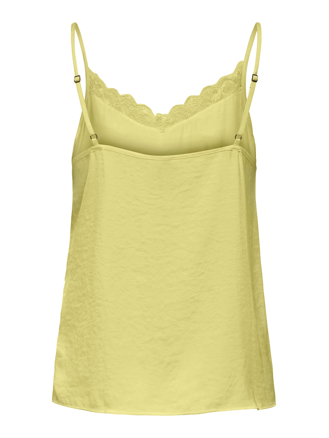 ONLY Regular fit V-Hals Top -Yellow Cream - 15233143