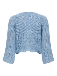 ONLY Cropped Strikket pullover -Light Blue - 15233173