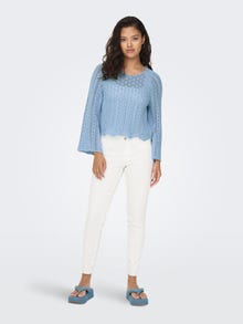 ONLY ONLNOLA Megztinis -Light Blue - 15233173
