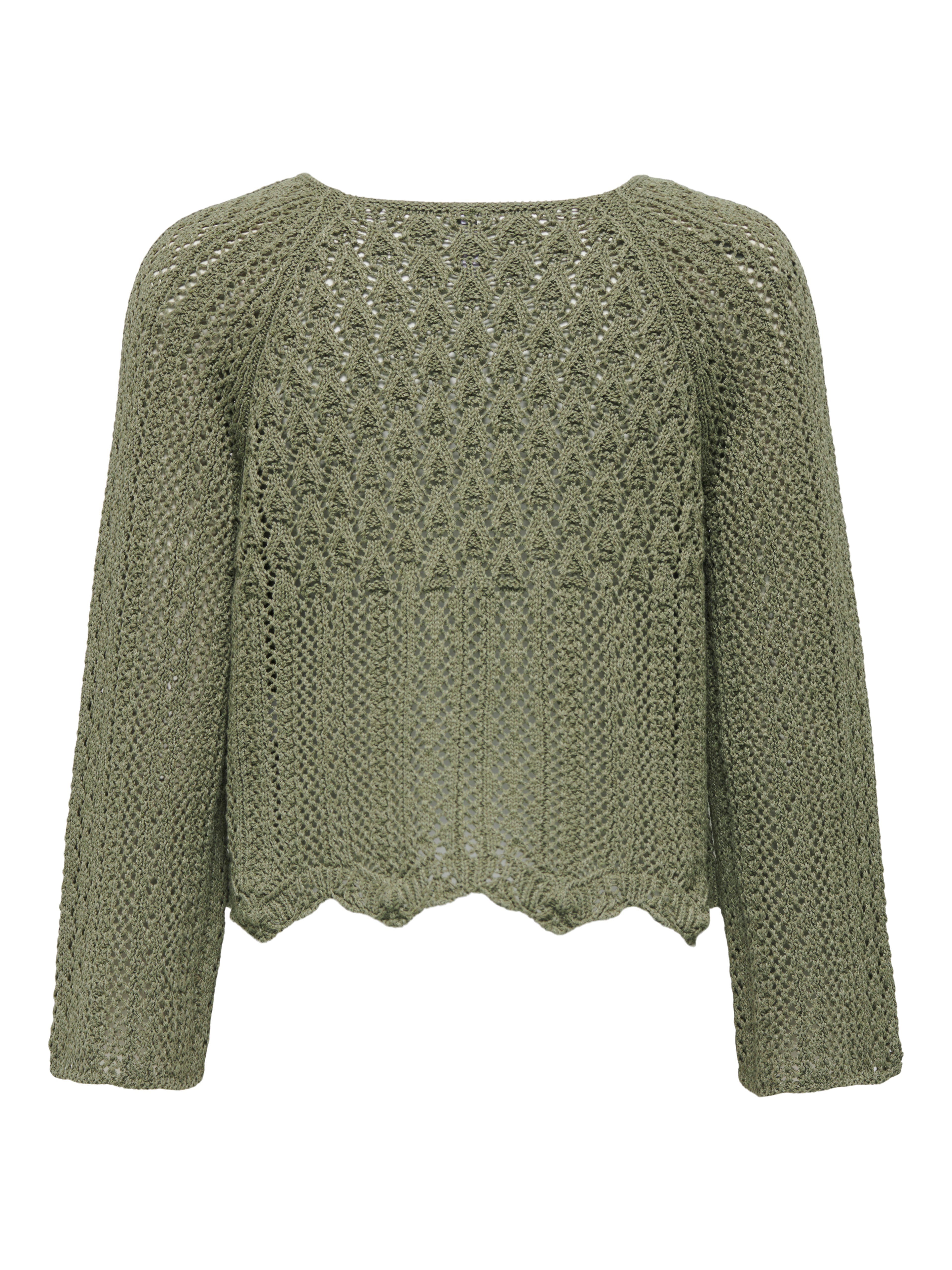 Olive green clearance crop sweater