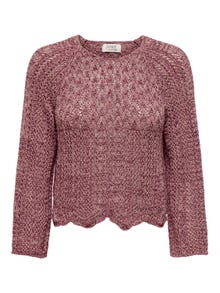 ONLY Cropped Knitted Pullover -Rose Brown - 15233173