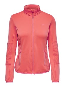 ONLY High neck Jacket -Spiced Coral - 15233181