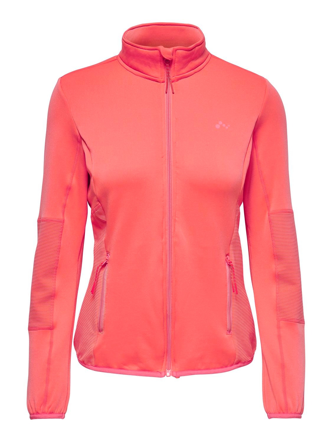 ONLY Training Fleece jacket -Spiced Coral - 15233181