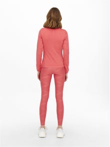 ONLY High neck Jacket -Spiced Coral - 15233181