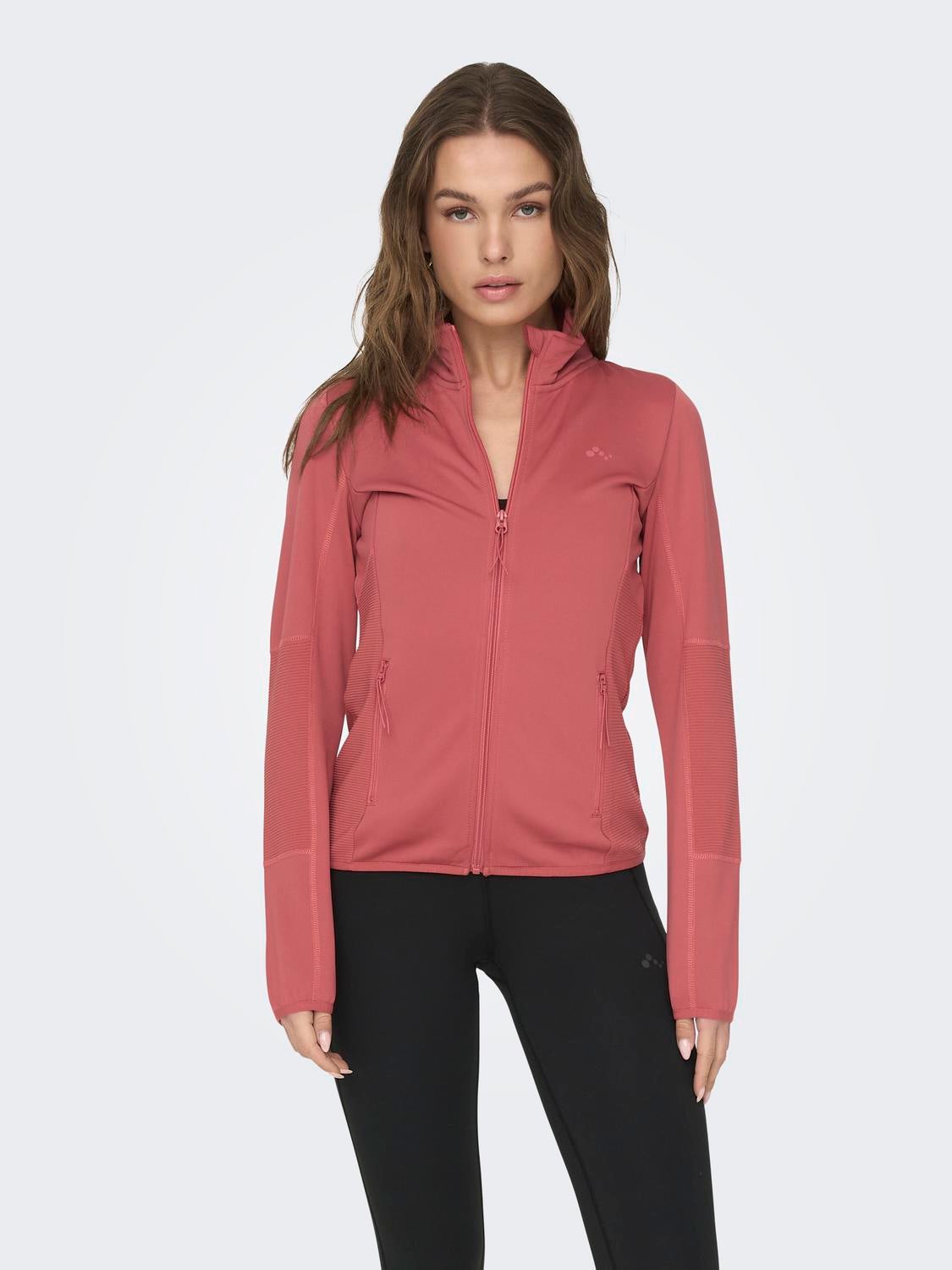 Rose sales fleece jacket