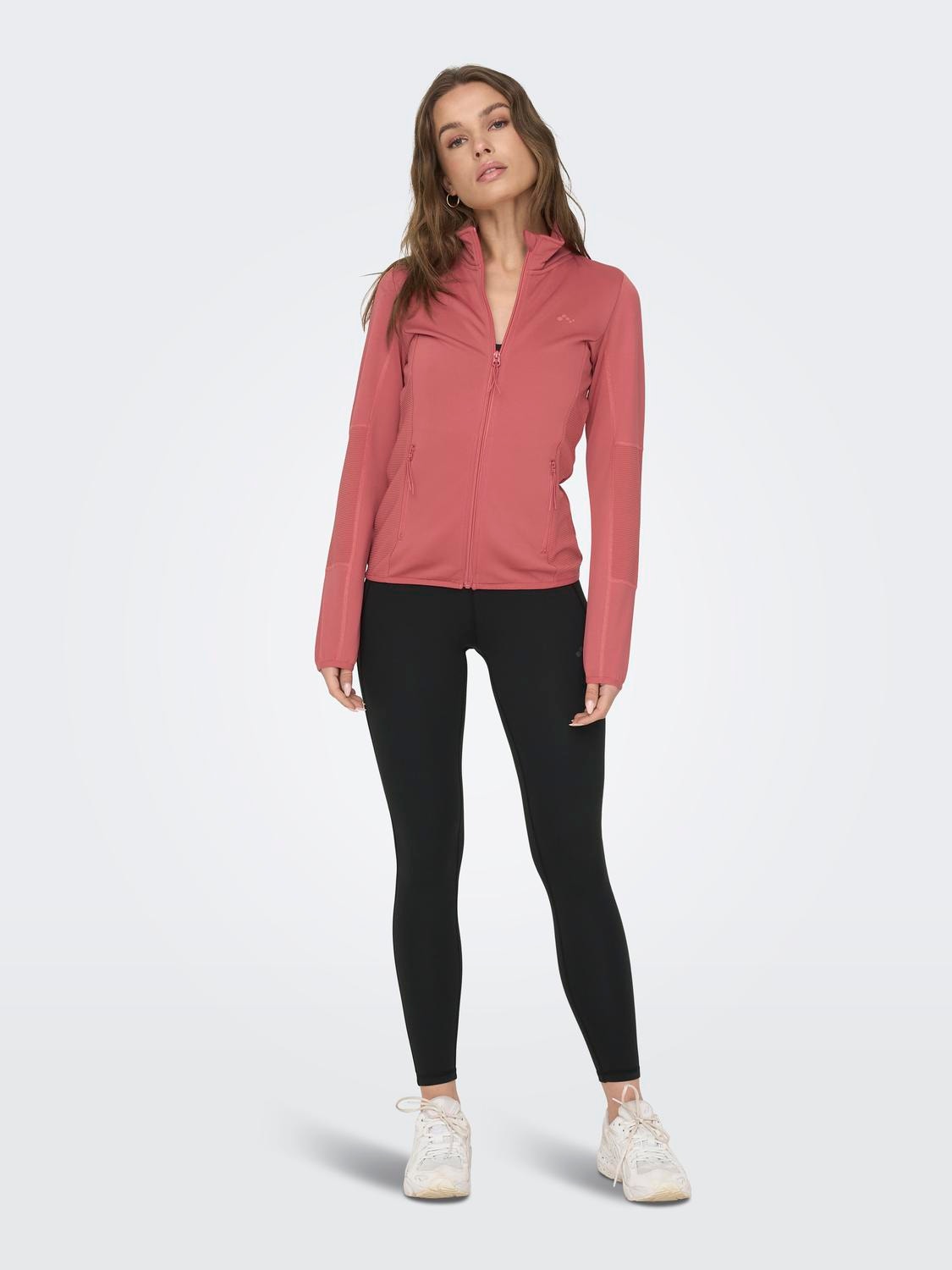 ONLY High neck Jacket -Mineral Red - 15233181