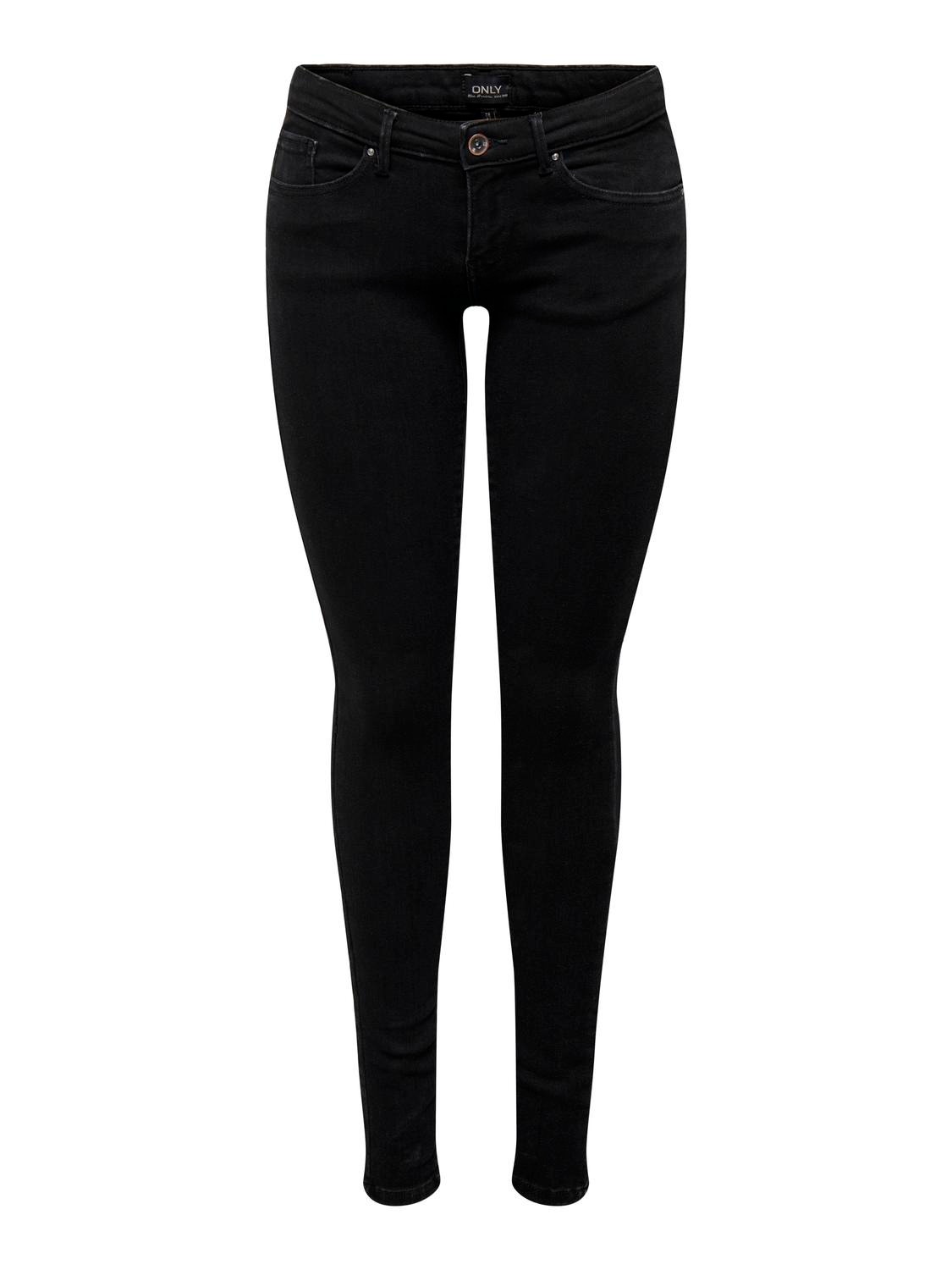ONLCORAL LIFE SL SK | | Low Rise POWER ONLY® NOOS Schwarz Jeans